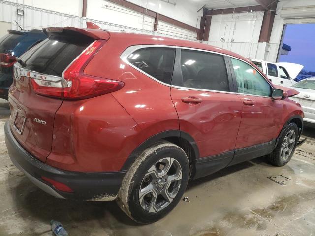 5J6RW2H8XJL001047 - 2018 HONDA CR-V EXL RED photo 3