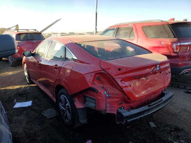 2HGFC2F62LH553792 - 2020 HONDA CIVIC LX RED photo 2