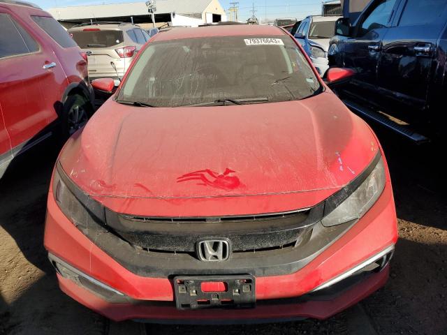 2HGFC2F62LH553792 - 2020 HONDA CIVIC LX RED photo 5