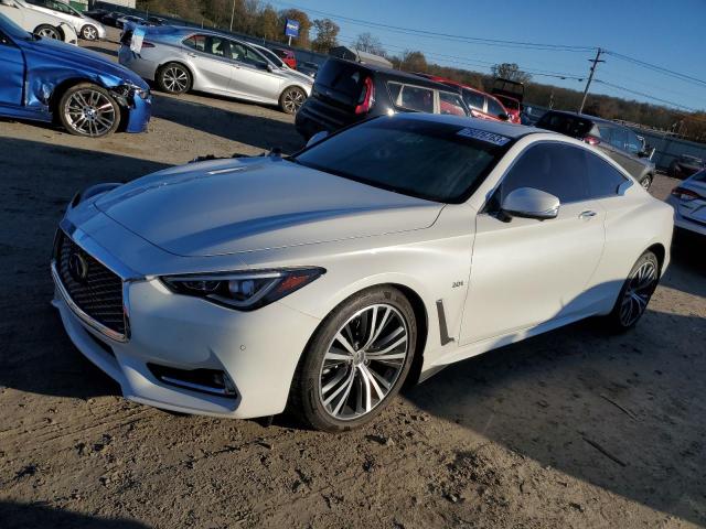 JN1CV7EK9JM200650 - 2018 INFINITI Q60 PURE WHITE photo 1