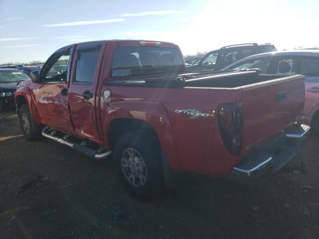 1GTDT136958228179 - 2005 GMC CANYON RED photo 2