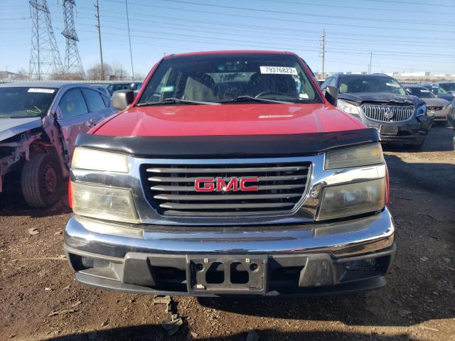 1GTDT136958228179 - 2005 GMC CANYON RED photo 5