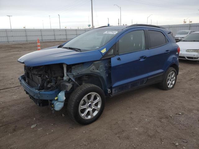 MAJ6S3GL6KC257550 - 2019 FORD ECOSPORT SE BLUE photo 1