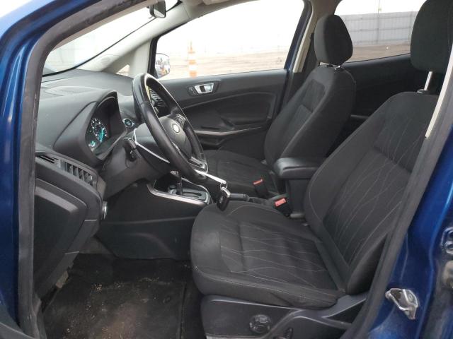 MAJ6S3GL6KC257550 - 2019 FORD ECOSPORT SE BLUE photo 7