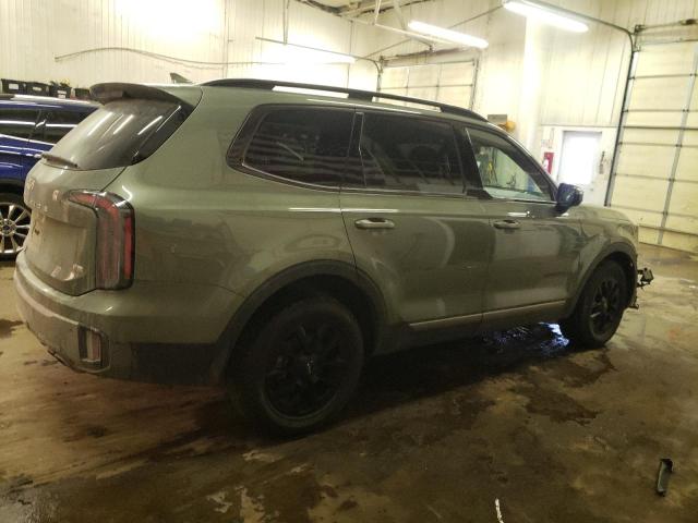 5XYP5DGC1PG381711 - 2023 KIA TELLURIDE SX GREEN photo 3