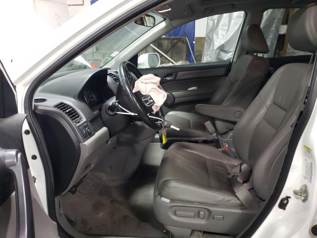 5J6RE48719L028607 - 2009 HONDA CR-V EXL WHITE photo 7