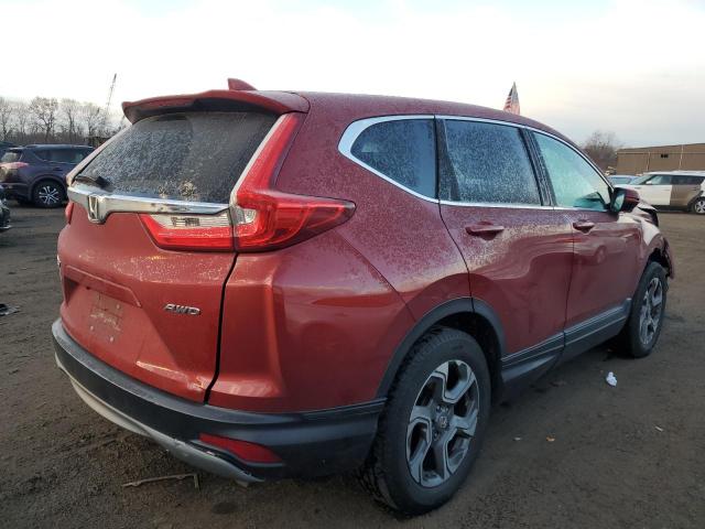 5J6RW2H58KL001118 - 2019 HONDA CR-V EX RED photo 3