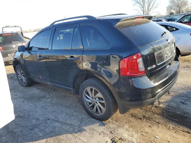 2FMDK3GC9DBC77923 - 2013 FORD EDGE SE BLACK photo 2