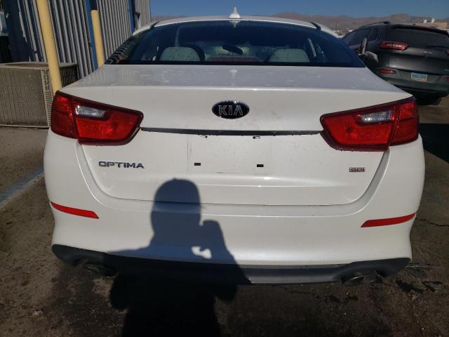 KNAGM4A79F5589693 - 2015 KIA OPTIMA LX WHITE photo 6