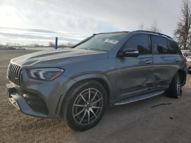 4JGFB6BB2NA614728 - 2022 MERCEDES-BENZ GLE AMG 53 4MATIC GRAY photo 1