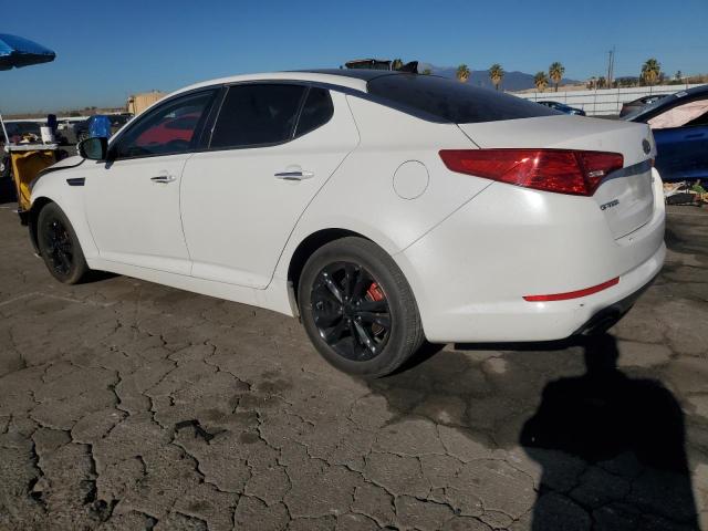 5XXGN4A70DG158135 - 2013 KIA OPTIMA EX WHITE photo 2