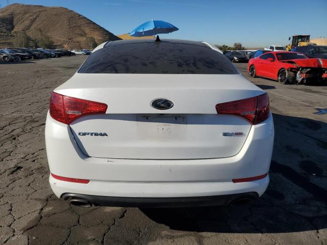 5XXGN4A70DG158135 - 2013 KIA OPTIMA EX WHITE photo 6