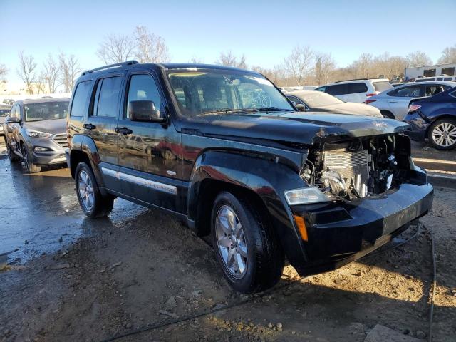 1C4PJMAK3CW163763 - 2012 JEEP LIBERTY SPORT BLACK photo 4