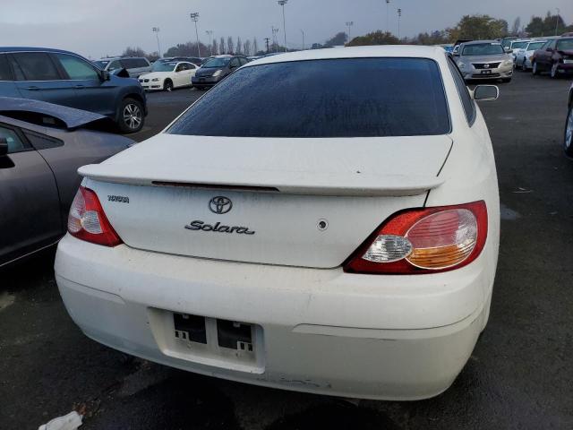 2T1CF28P32C595217 - 2002 TOYOTA CAMRY SOLA SE WHITE photo 6