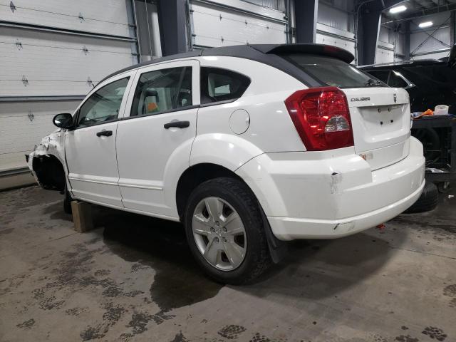 1B3HB48B57D526445 - 2007 DODGE CALIBER SXT WHITE photo 2