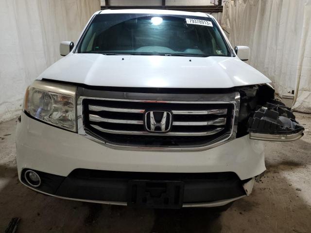 5FNYF4H51CB065972 - 2012 HONDA PILOT EXL WHITE photo 5