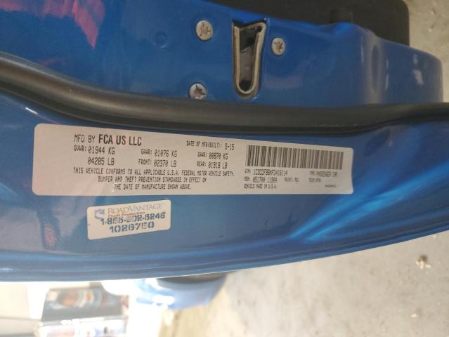 1C3CDFBBXFD416114 - 2015 DODGE DART SXT BLUE photo 13