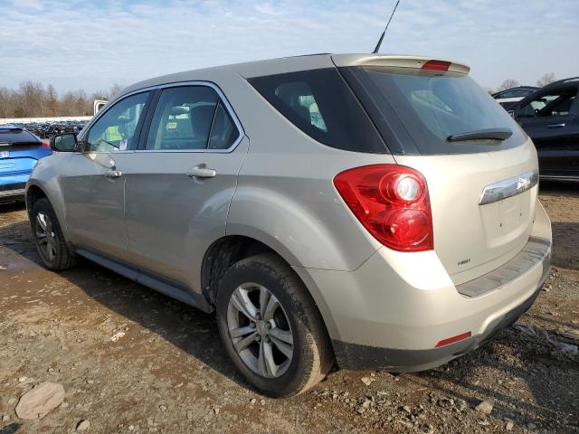 2GNFLCEK6C6310136 - 2012 CHEVROLET EQUINOX LS GOLD photo 2