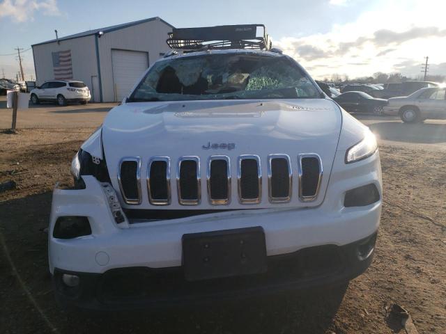 1C4PJMCS1EW107692 - 2014 JEEP CHEROKEE LATITUDE WHITE photo 5