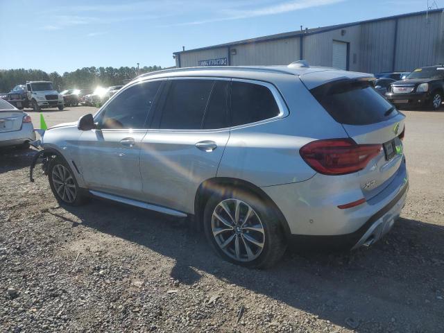 5UXTR9C53KLP85662 - 2019 BMW X3 XDRIVE30I SILVER photo 2