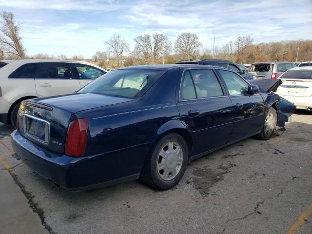 1G6KD54Y13U208706 - 2003 CADILLAC DEVILLE BLUE photo 3