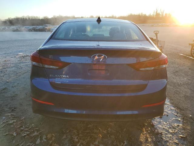 5NPD84LF5JH363612 - 2018 HYUNDAI ELANTRA SEL BLUE photo 6