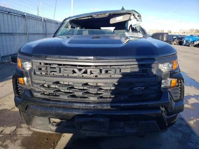 1GCPDBEK7NZ543910 - 2022 CHEVROLET SILVERADO K1500 CUSTOM BLACK photo 5