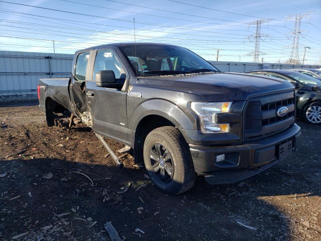 1FTEX1EP9FKE23797 - 2015 FORD F150 SUPER CAB BLACK photo 4