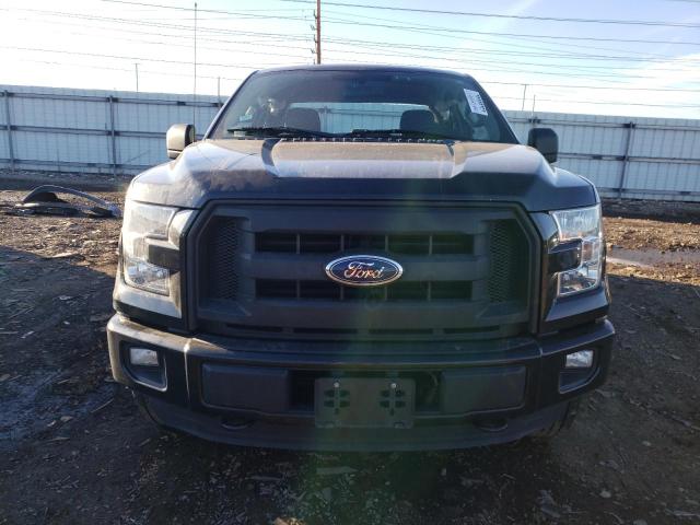 1FTEX1EP9FKE23797 - 2015 FORD F150 SUPER CAB BLACK photo 5