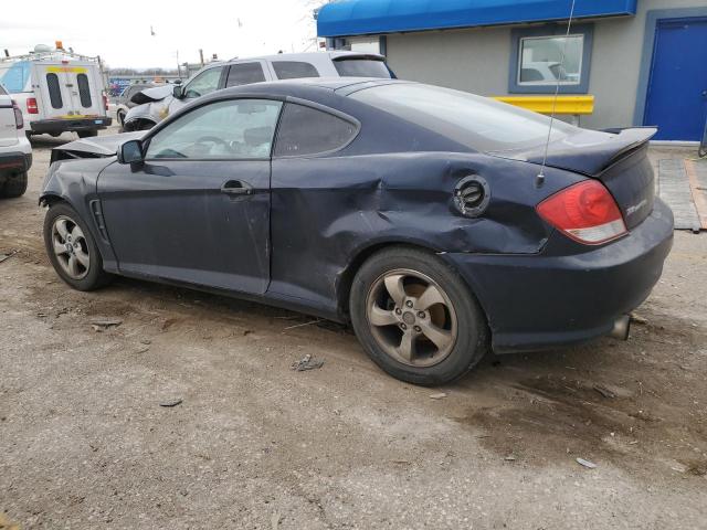 KMHHM65D26U206228 - 2006 HYUNDAI TIBURON GS BLUE photo 2