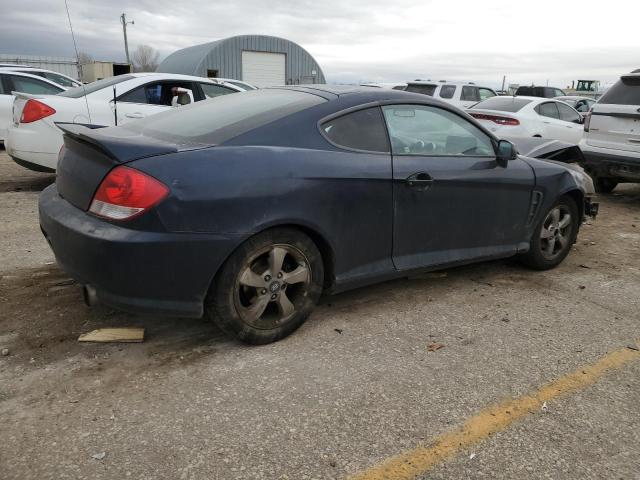 KMHHM65D26U206228 - 2006 HYUNDAI TIBURON GS BLUE photo 3