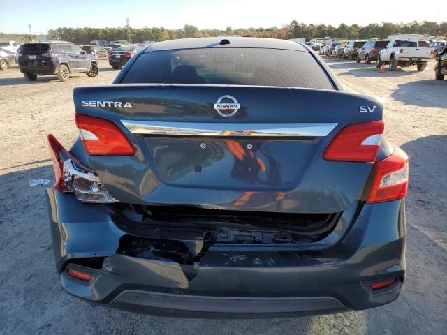 3N1AB7AP0HL674251 - 2017 NISSAN SENTRA S BLUE photo 6