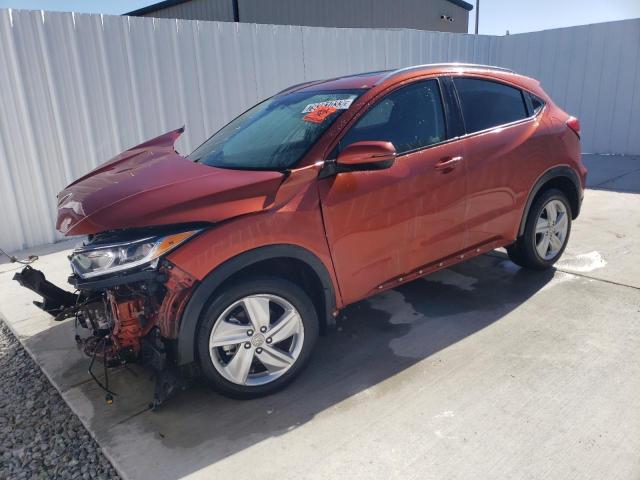 3CZRU5H50KM701916 - 2019 HONDA HR-V EX ORANGE photo 1