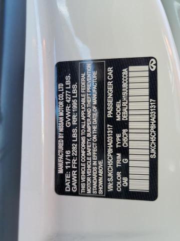 SJKCH5CP8HA031317 - 2017 INFINITI QX30 BASE 白色 照片 12