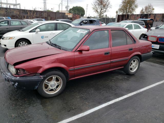 2T1AE94A3LC034277 - 1990 TOYOTA COROLLA DLX BURGUNDY photo 1