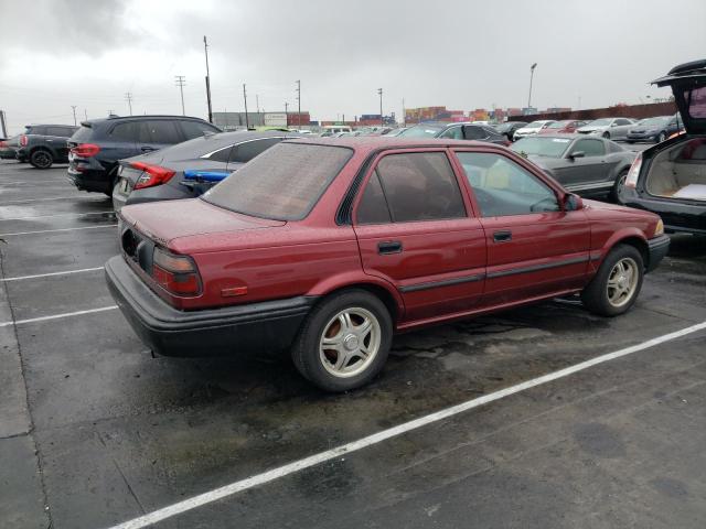 2T1AE94A3LC034277 - 1990 TOYOTA COROLLA DLX BURGUNDY photo 3