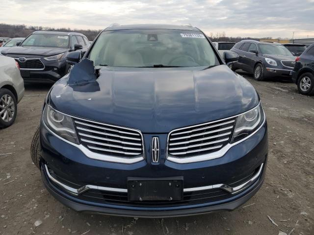 2LMPJ8LP6HBL18296 - 2017 LINCOLN MKX RESERVE أزرق صورة 5