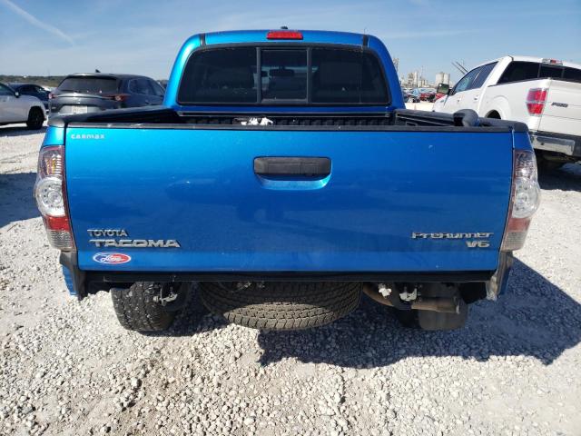 5TFJU4GN9BX011946 - 2011 TOYOTA TACOMA DOUBLE CAB PRERUNNER BLUE photo 6