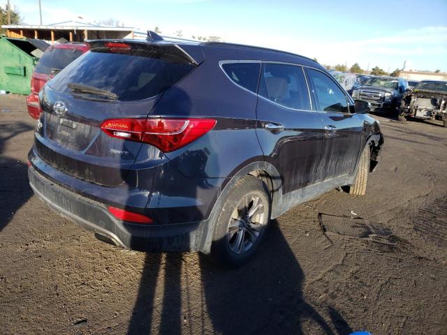 5XYZU3LB4FG275982 - 2015 HYUNDAI SANTA FE S GRAY photo 3