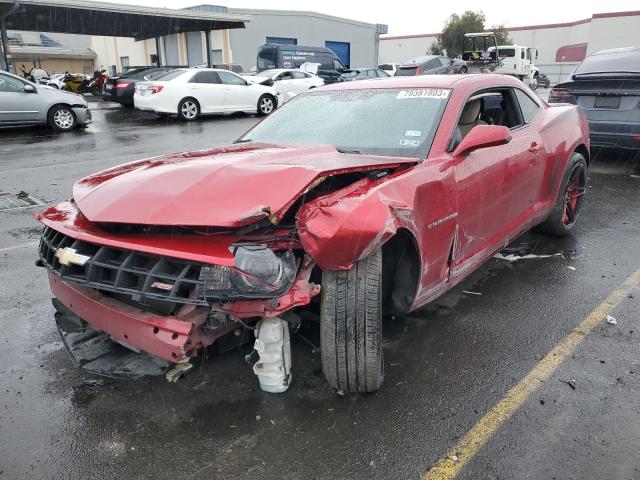 2G1FC1E3XD9123433 - 2013 CHEVROLET CAMARO LT RED photo 1