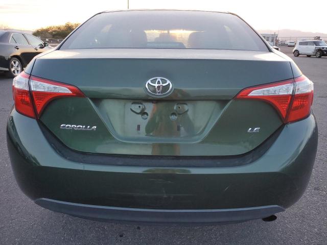 5YFBURHE0FP212848 - 2015 TOYOTA COROLLA L GREEN photo 6