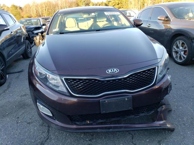 5XXGM4A73FG390475 - 2015 KIA OPTIMA LX MAROON photo 5