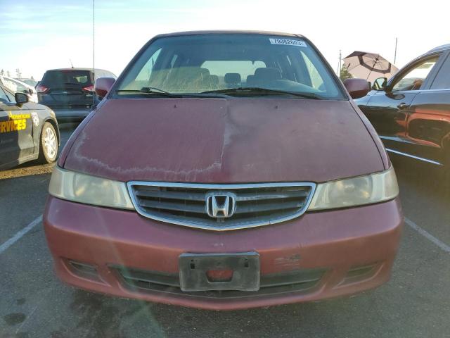 5FNRL18673B038795 - 2003 HONDA ODYSSEY EX BURGUNDY photo 5