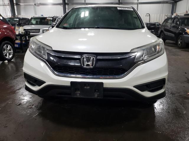 5J6RM4H3XFL029296 - 2015 HONDA CR-V LX WHITE photo 5