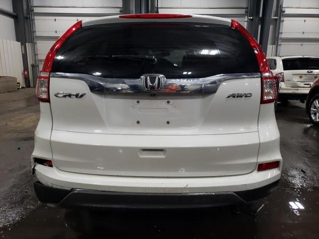 5J6RM4H3XFL029296 - 2015 HONDA CR-V LX WHITE photo 6