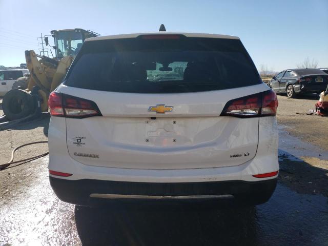 3GNAXTEV1NL135043 - 2022 CHEVROLET EQUINOX LT WHITE photo 6