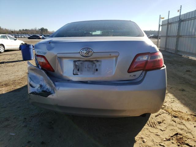 4T1BE46K27U103199 - 2007 TOYOTA CAMRY CE SILVER photo 6