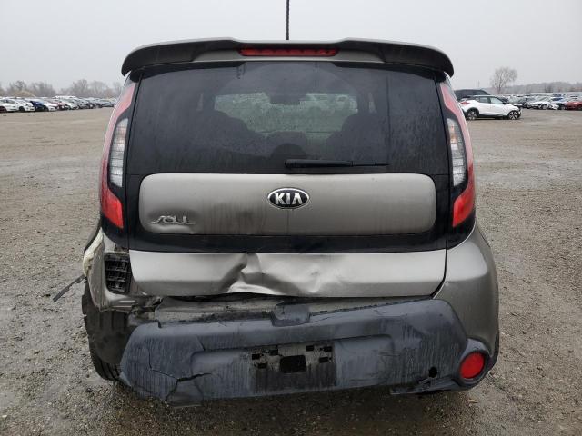 KNDJN2A24G7244334 - 2016 KIA SOUL GRAY photo 6