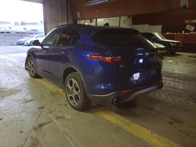 ZASPAKBN2N7D42314 - 2022 ALFA ROMEO STELVIO TI BLUE photo 2