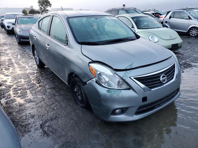 3N1CN7AP7DL878751 - 2013 NISSAN VERSA S GRAY photo 4